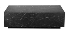 TURIN Coffee Table With Black Marble Finish - WoodenTwist