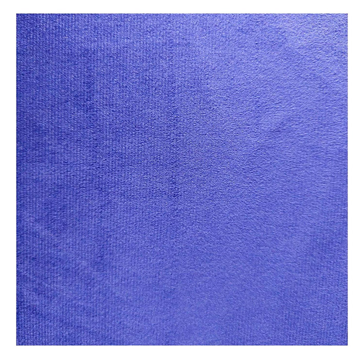 Velours Blue Plain Velvet Fabric - WoodenTwist