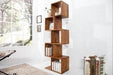 Wooden ZigZag Book Shelf