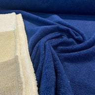 Soft Boucle Fabric In Blue Color - WoodenTwist