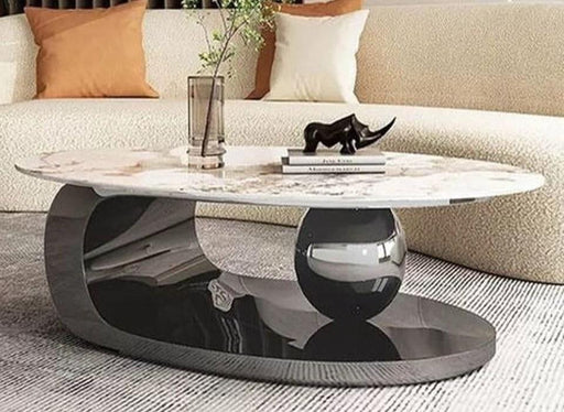 Stainless Steel Centre Table - Oval Design