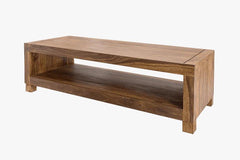 Sheesham Wood Capital Design TV Unit - WoodenTwist