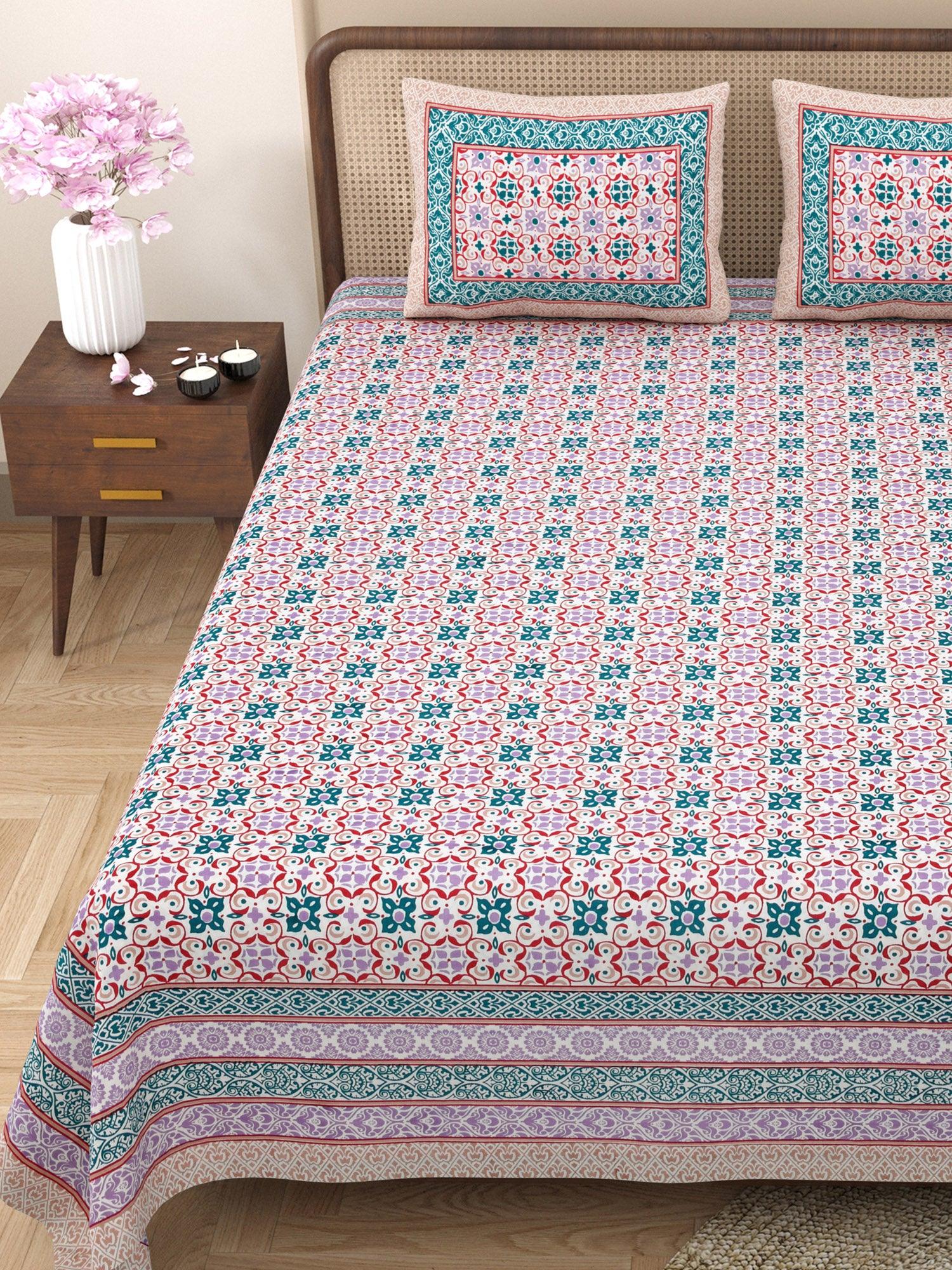 Handcrafted Cotton Bed Sheet