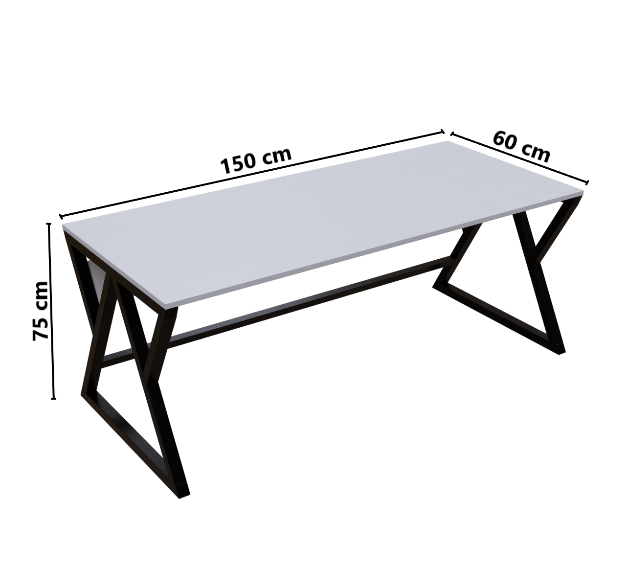 Daffodil Computer Table in Benge finish by Riyan Luxiwood