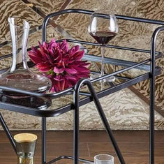 Sturdy Iron Construction Serving Cart