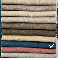Soft Boucle Fabric In Blue Color - WoodenTwist