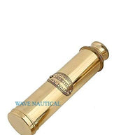 Royal Navy 12 Inch Antique Look Full Brass Telescope - WoodenTwist