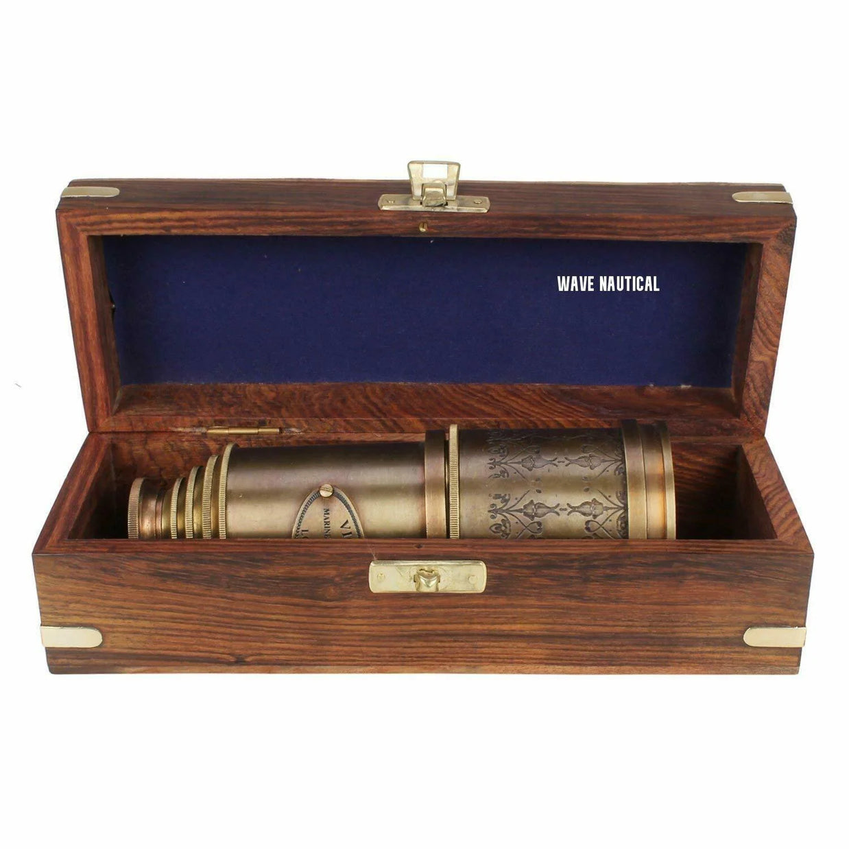 MARITIME BRASS ANTIQUE VINTAGE 20' VICTORIAN MARINE TELESCOPE SPYGLASS GIFT - WoodenTwist