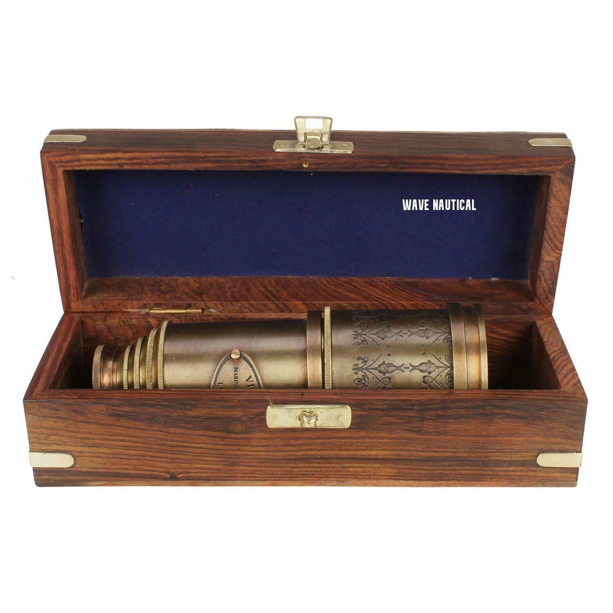 समुद्री पीतल प्राचीन विंटेज 20" विक्टोरियन समुद्री टेलीस्कोप स्पाईग्लास उपहार