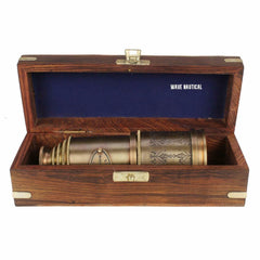 समुद्री पीतल प्राचीन विंटेज 20" विक्टोरियन समुद्री टेलीस्कोप स्पाईग्लास उपहार