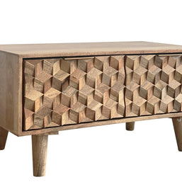 Rectangular carved table