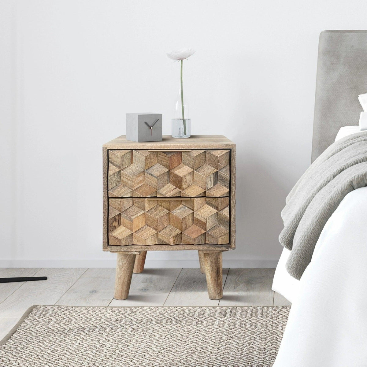 A Hand Carved Bedside Companion