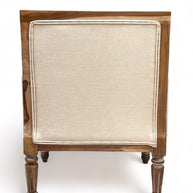 Wooden Twist Lodge Handmade Teak Wood Armchair ( Brown ) - WoodenTwist