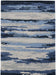 Carpet Navy Wool & Viscose Abstract Hand-Tufted - WoodenTwist