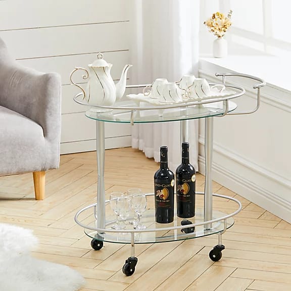 Two Tier Storage and Display Trolley
