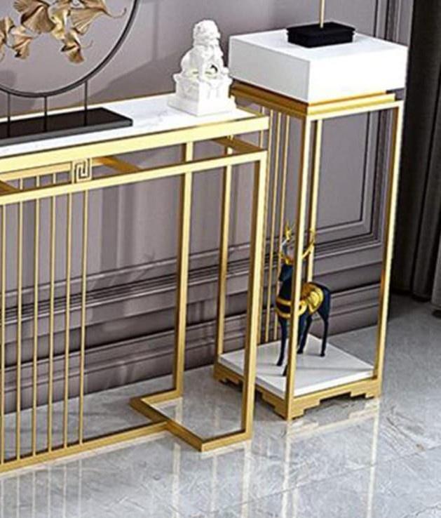 Console 91 cm, Side Tables 81 cm Tall