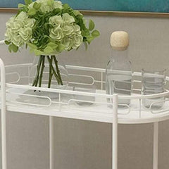 Sturdy Iron Construction Serving Cart