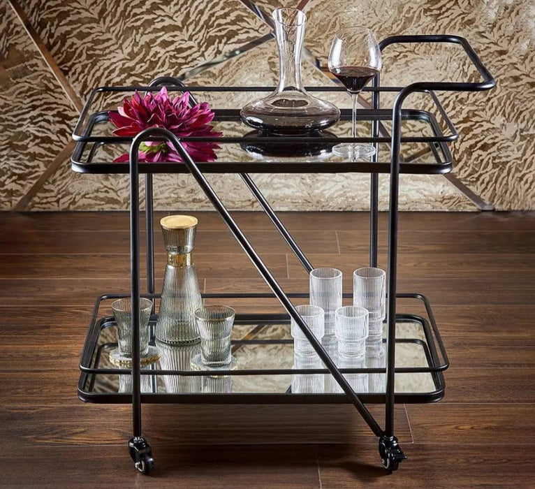 Two Tier Storage and Display Trolley