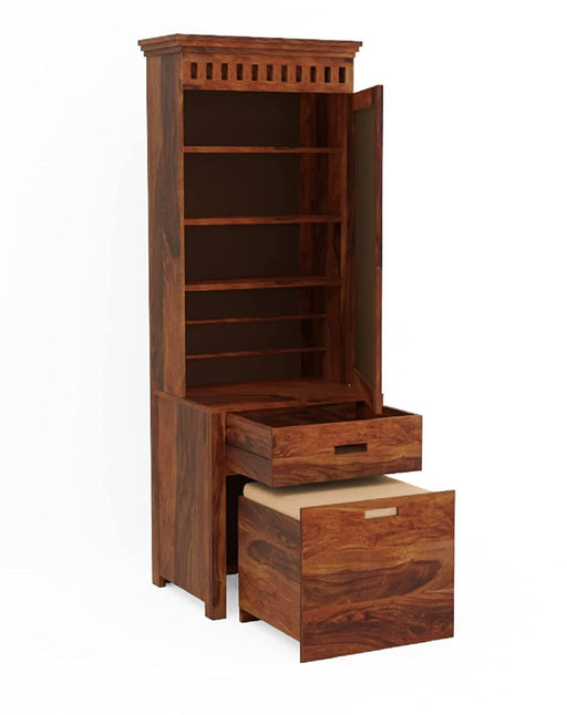 Solid Sheesham Wood Kuber Design Dressing Table - WoodenTwist