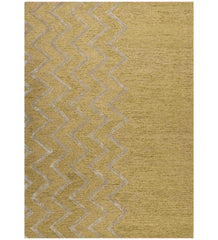 Hand Tufted Canyan Golden Color Carpet - WoodenTwist