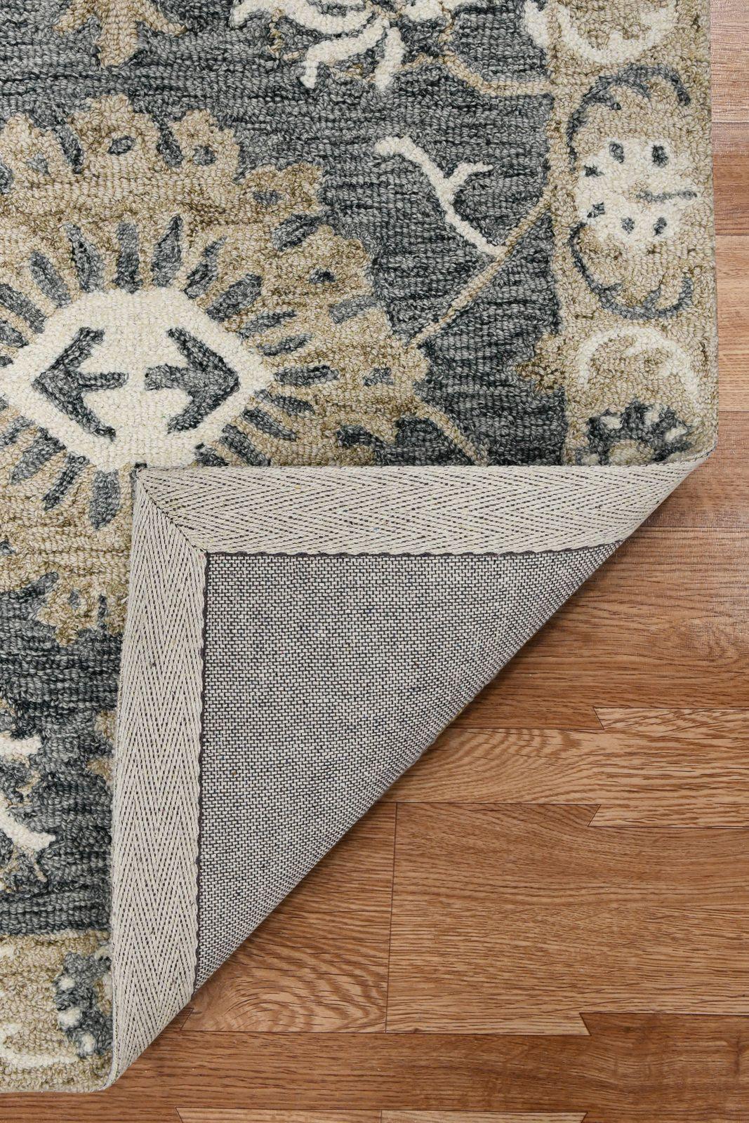 Hand Tufted Romania Grey Color Carpet - WoodenTwist