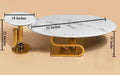 Luxurious Marble Top Oval Tables - Set of 2