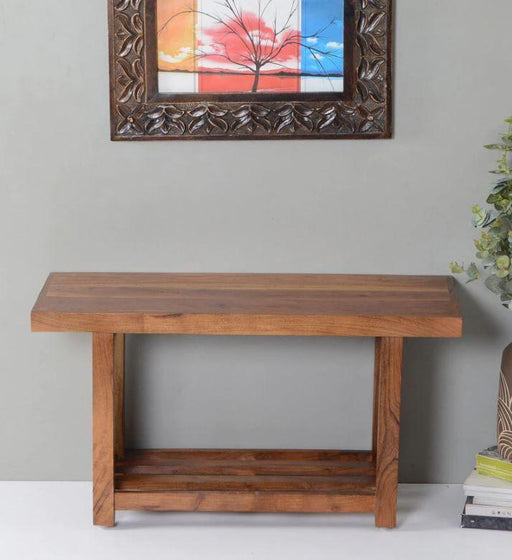 Solid Mango Wood Table In Brown Colour - WoodenTwist
