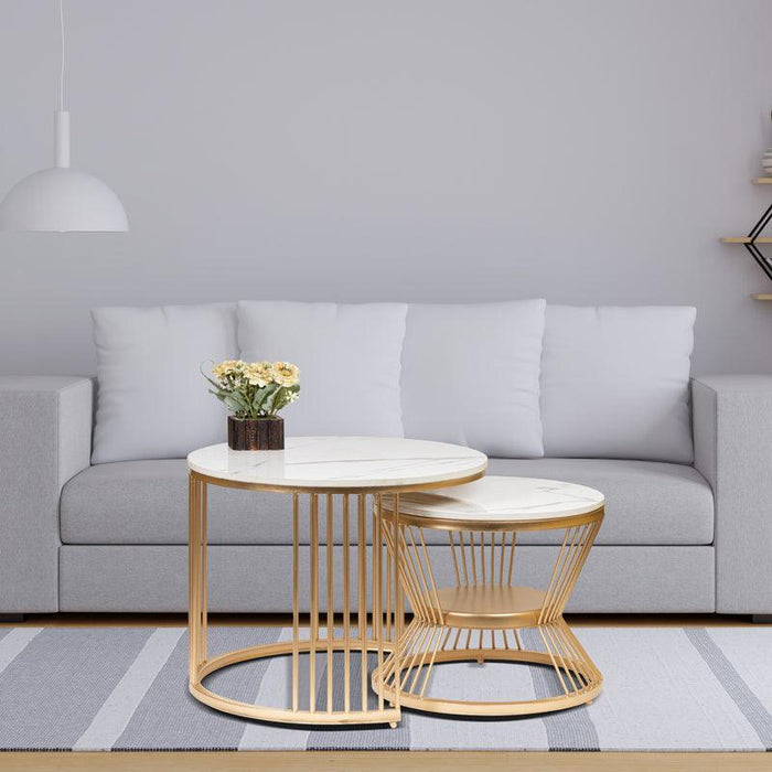 Classic New Gold Pandora Coffee Table - WoodenTwist