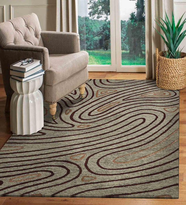Hand Tufted Canyan Multicolor Color Carpet - WoodenTwist