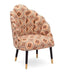 Mango Wood Peacock Chair In Cotton Multicolor Color - WoodenTwist