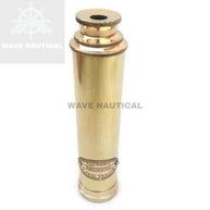 Royal Navy 12 inch Antique Full Brass Telescope with in Wood Box - WoodenTwist