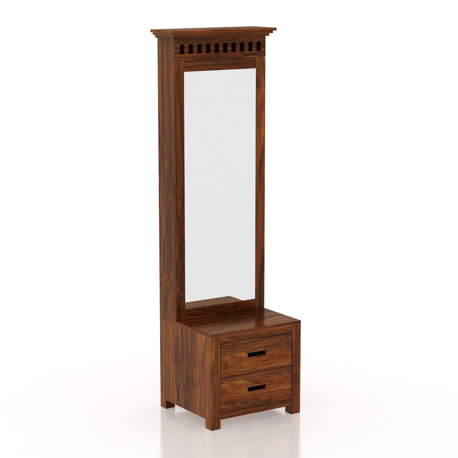 Solid Sheesham Wood Plain Design Dressing Table - WoodenTwist