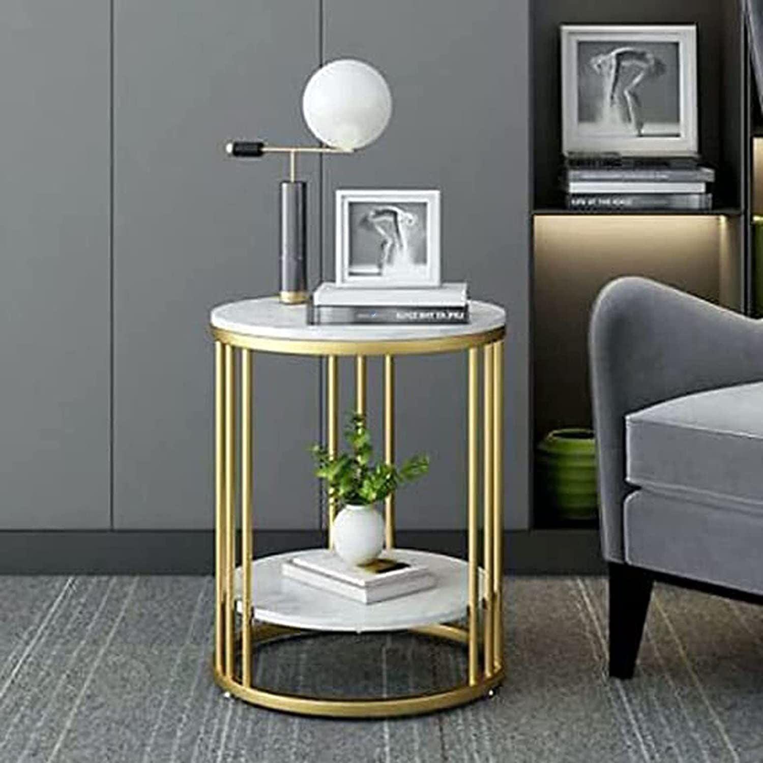 Two-tier Sofa Side Table. - WoodenTwist