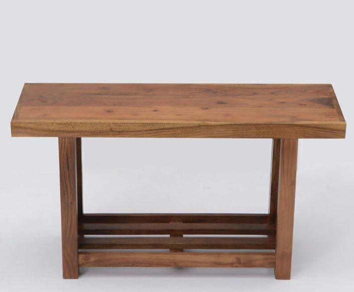 Solid Mango Wood Table In Brown Colour - WoodenTwist