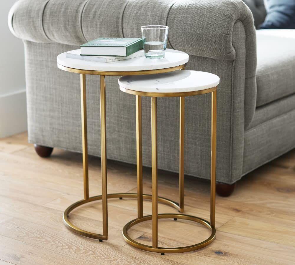 ELEGANCE Sofa Side Nesting Tables. - WoodenTwist