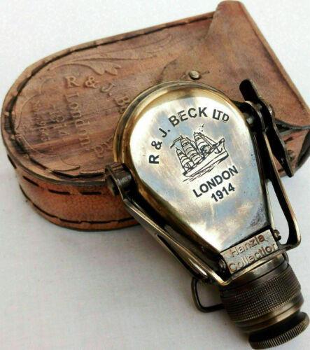 Antique Brass Monocular Telescope