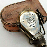 Antique Brass Monocular Binocular Telescope Vintage Nautical Spyglass Scope Gift - WoodenTwist
