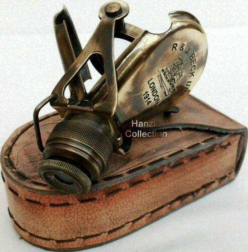 Antique Brass Monocular Binocular Telescope Vintage Nautical Spyglass Scope Gift - WoodenTwist