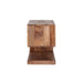 Wooden S Shape Bedside Table With S shaped Modern Look - WoodenTwist