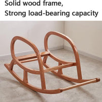 teak wood rocking chair