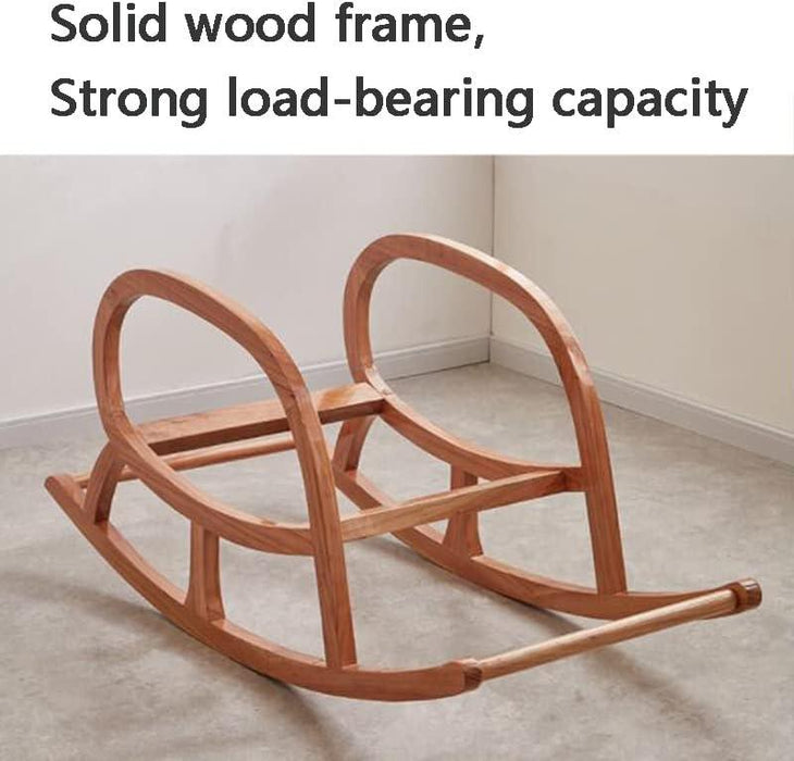 teak wood rocking chair