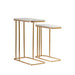 Modern Gold Side Nesting Table - WoodenTwist