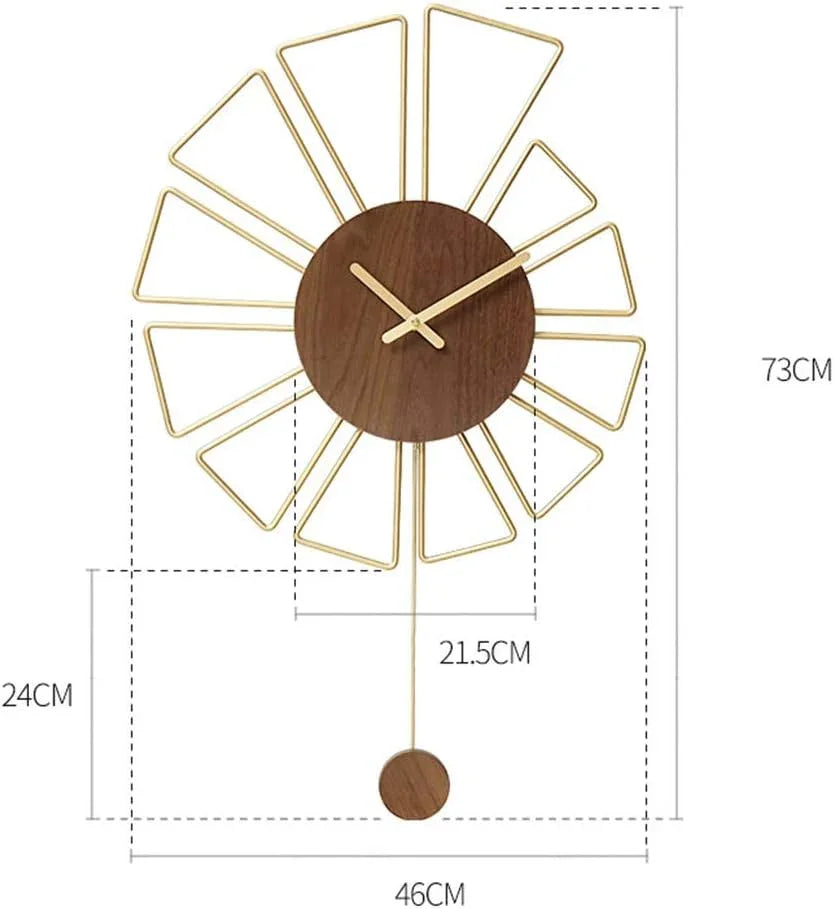 Sunburst-Style Iron in Brown