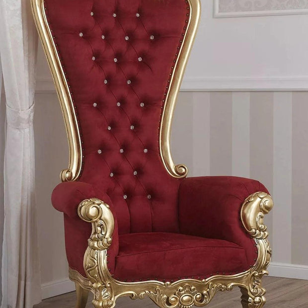 Luxurious High Back Throne