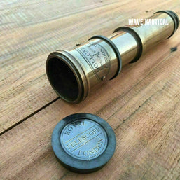 MARITIME TELESCOPE MARINE ANTIQUE BRASS PIRATE SPYGLASS VINTAGE SCOPE HANDMADE - WoodenTwist