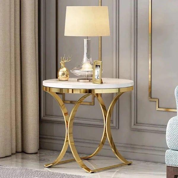 Golden iron with marble