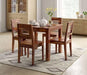 Solid Sheesham Wood Urban 6 Seater Dining Table - WoodenTwist