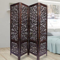 Solid wood room divider