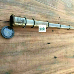 MARITIME TELESCOPE MARINE ANTIQUE BRASS PIRATE SPYGLASS VINTAGE SCOPE HANDMADE - WoodenTwist
