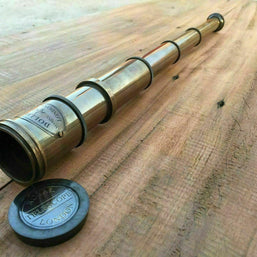 MARITIME TELESCOPE MARINE ANTIQUE BRASS PIRATE SPYGLASS VINTAGE SCOPE HANDMADE - WoodenTwist